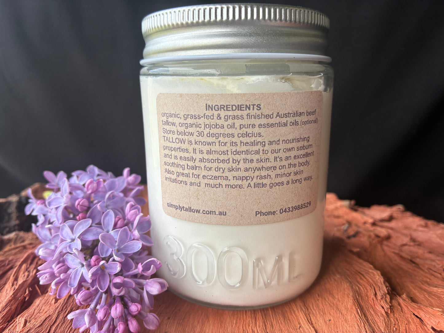 Whipped Tallow Cream with Jojoba Oil.                                   Only 2 ingredients…Choose your essential oils (optional)