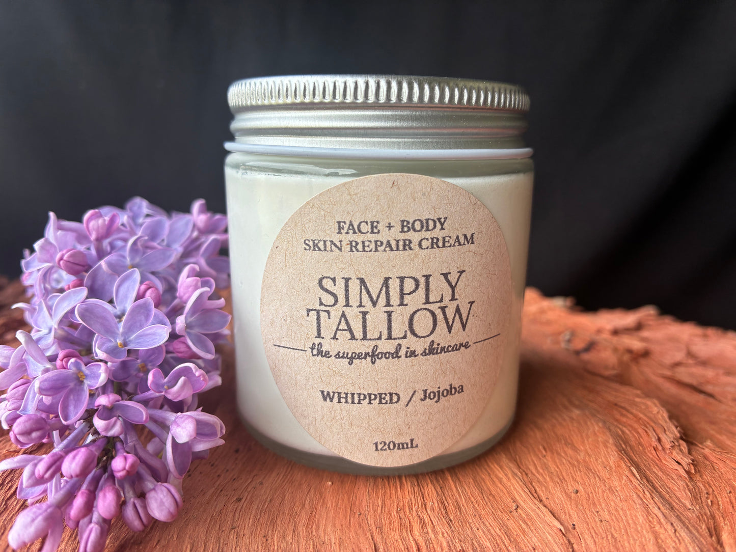 Whipped Tallow Cream with Jojoba Oil.                                   Only 2 ingredients…Choose your essential oils (optional)