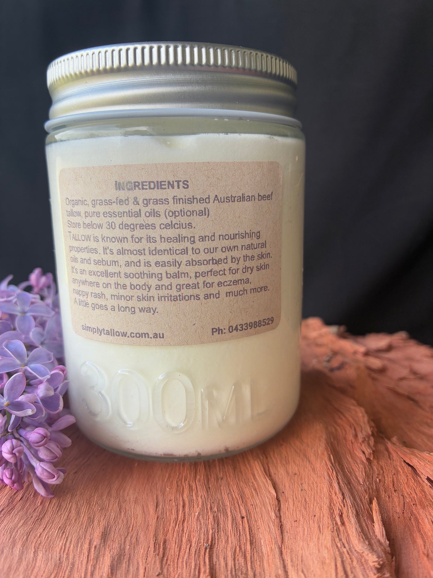 Only Whipped Tallow Cream… one ingredient, large range of optional essential oils
