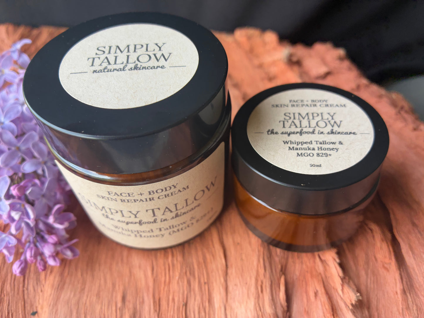 Whipped Tallow with Manuka Honey MGO 829+          Just 2 Ingredients/ Grass Fed & Grass Finished/ Eczema/ Psoriasis/ Rosacea/ Healing/ Hydrating