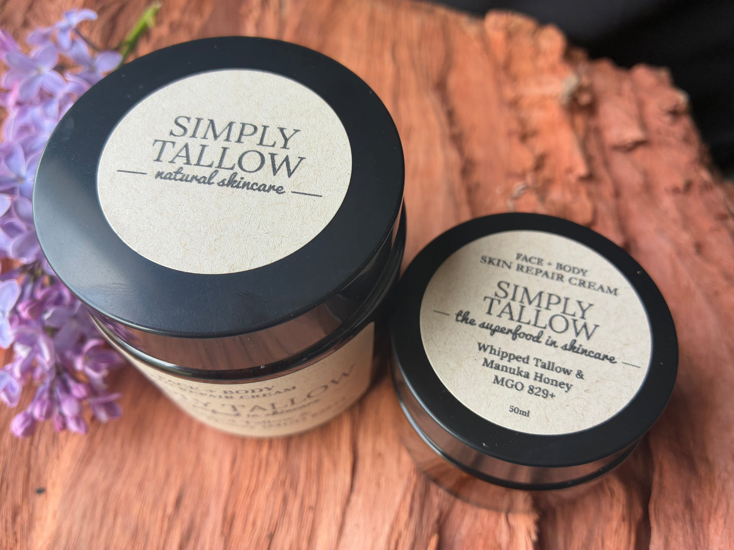 Whipped Tallow with Manuka Honey MGO 829+          Just 2 Ingredients/ Grass Fed & Grass Finished/ Eczema/ Psoriasis/ Rosacea/ Healing/ Hydrating