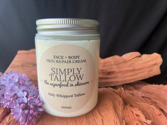 Only Whipped Tallow Cream… one ingredient, large range of optional essential oils