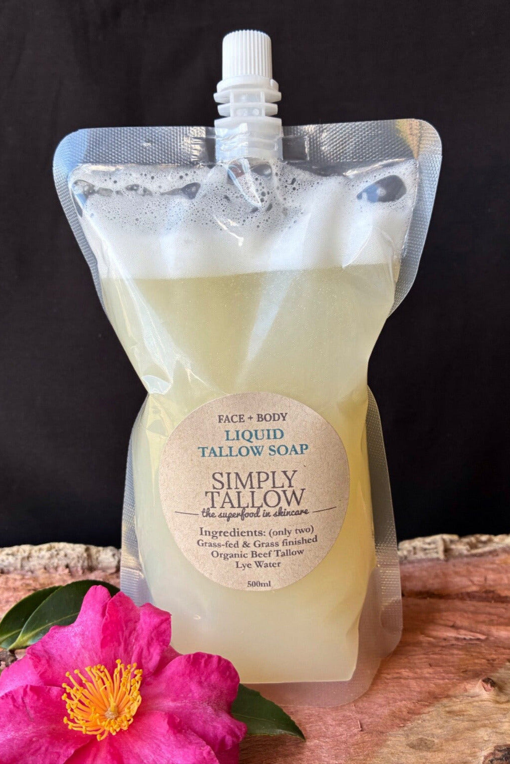 100% Pure Liquid Tallow Soap…only two ingredients