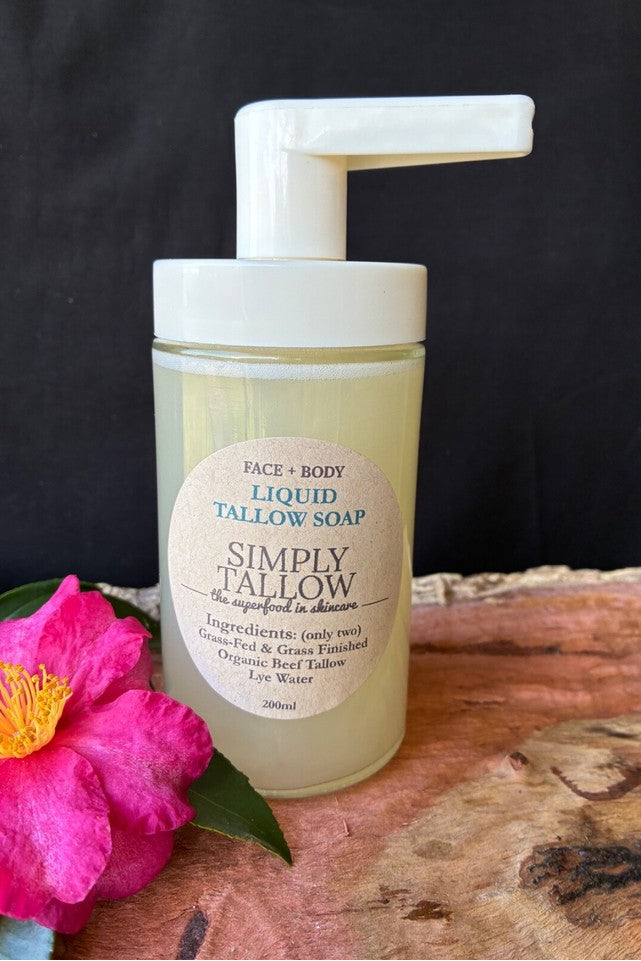 100% Pure Liquid Tallow Soap…only two ingredients