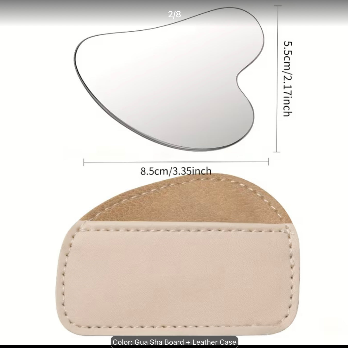 GUA SHA…PREMIUM STAINLESS STEEL SCRAPING/ MASSAGE TOOL