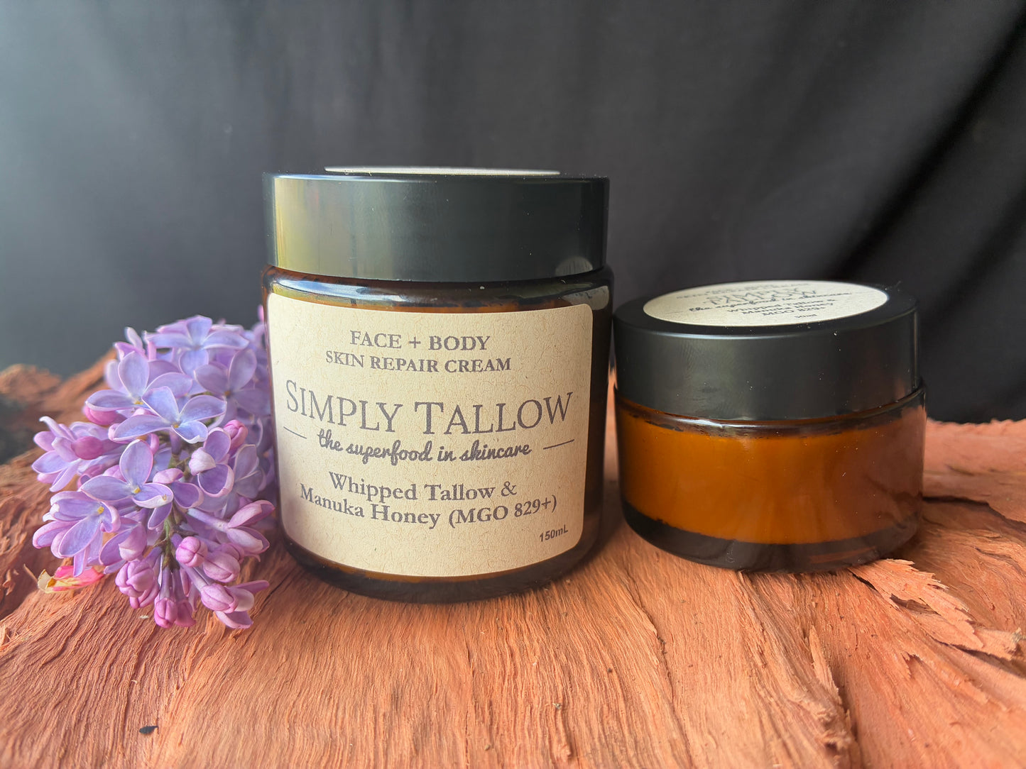Whipped Tallow with Manuka Honey MGO 829+          Just 2 Ingredients/ Grass Fed & Grass Finished/ Eczema/ Psoriasis/ Rosacea/ Healing/ Hydrating