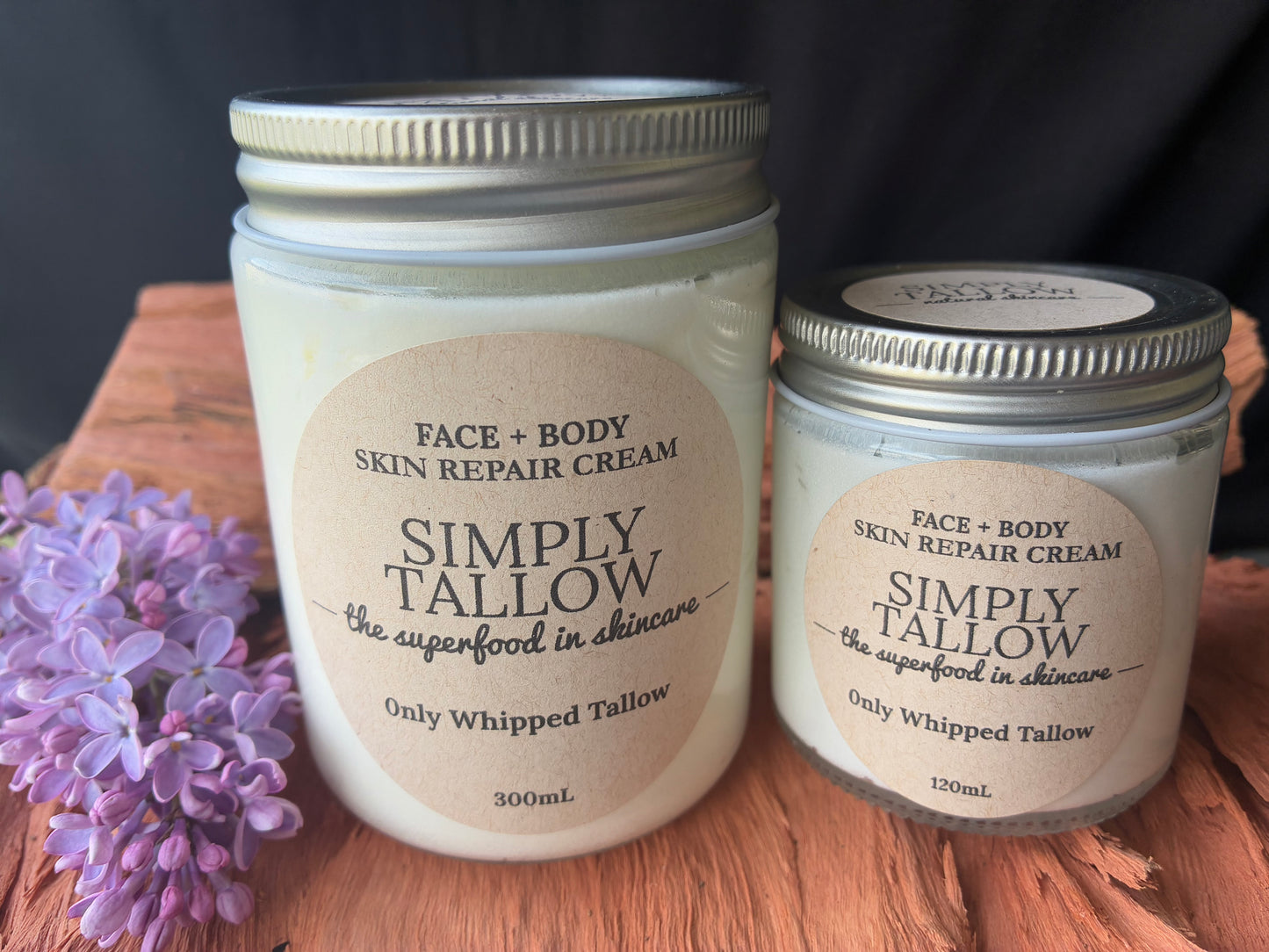 Only Whipped Tallow Cream… one ingredient, large range of optional essential oils