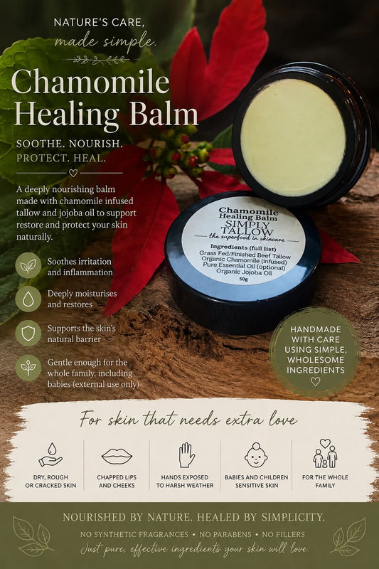 💥NEW💥 CHAMOMILE INFUSED TALLOW HEALING BALM